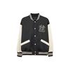 MLB New York Yankees Color Block Lockere Passform Knopfleiste Freizeitjacke Unisex Jacken Schwarz 3AJPV0834-50BKS