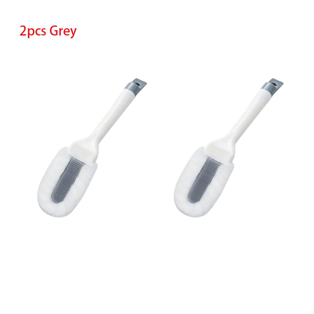 Soft No Damage Shoe Brush Multifunctional Long-handled Shoe Brush Silicone Sponge Shoe Cleaning Brush Household Cleaning Tool