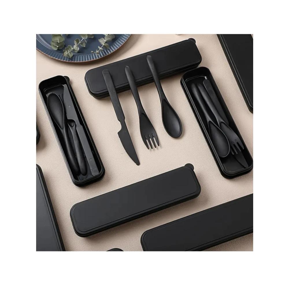 1/2/4 Stück Plastikbesteck Besteckset für Restaurant Zuhause Küche Reise Arbeit Picknick Camping wiederverwendbar