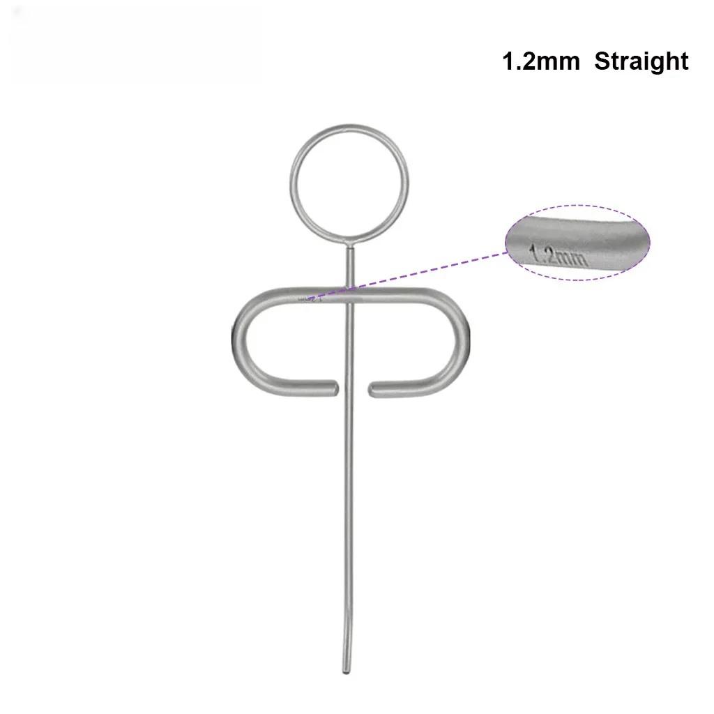 1 Pc Dental MTA Plugger Applicator Bone Implant Collector Powder Meal Conveyors Teeth Filling Syringe Carrier Straight/Curved Head