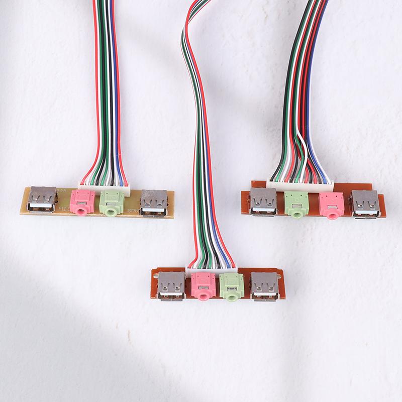 1Pc Computer Chassis Front Panel Audio Jack Front Usb Interface Host Front Bezel Cable