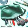 Thayakii Women's Cosmetic Pouch, Small Item Storage Bag, Cute and Fashionable Lightweight Handbag with a Simple Design, Made of Genuine Leather,