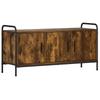 TV Stand 79.5 X 33 X 50 Cm Smoked Oak Engineered Wood