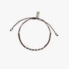 KAREN SILVER MACRAME BRACELET [black/RED/LIGHT GREEN/BROWN]