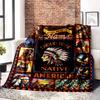 Native American Theme Home Customize Your Name Blankets Comfortable Soft Lightweight Allseason Multipurpose Blanket For Picnics Sofas Offices Beds