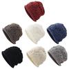 Women Crochet Flower  Female Knitted Hat Multifunction Portable Head Decorations for Indoor Outdoor Traveling Camping