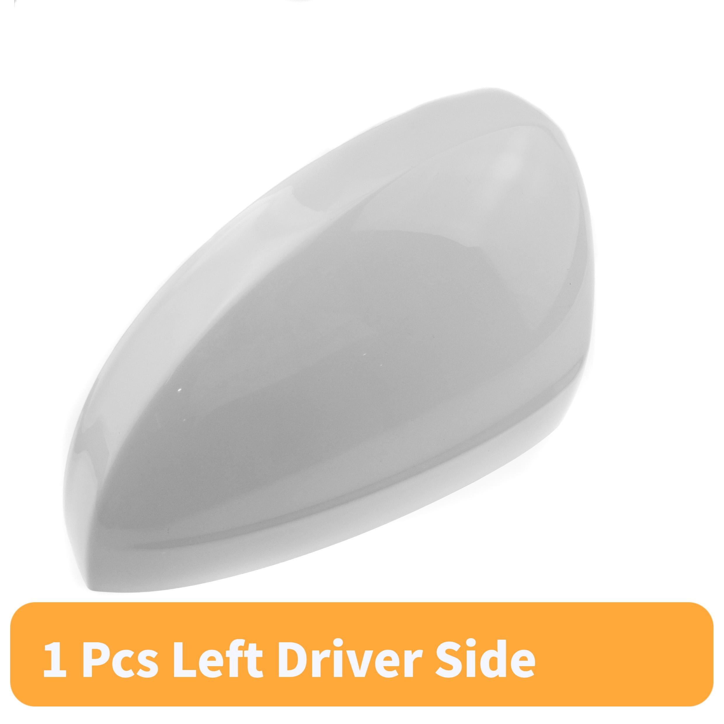White Left Driver or Right Passenger Side Car Rearview Mirror Glass Cover Cap For VW Tiguan 2018     1.4L 2.0L 1 Pcs Left Side