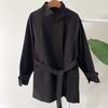 HOney J Women S Spurred Half High Neck One Button Half Trench Coat  4 colorS 