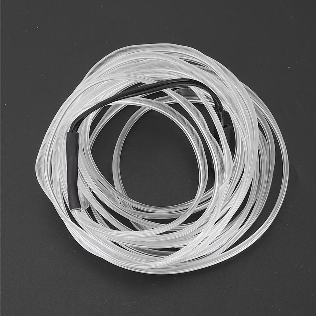 Car Decorative Light Strip Interior Lighting Auto LED EL Cold Lamp Modification PartsWhite