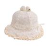 Spring Floral Princess Baby Sun Hat with Lace Trim