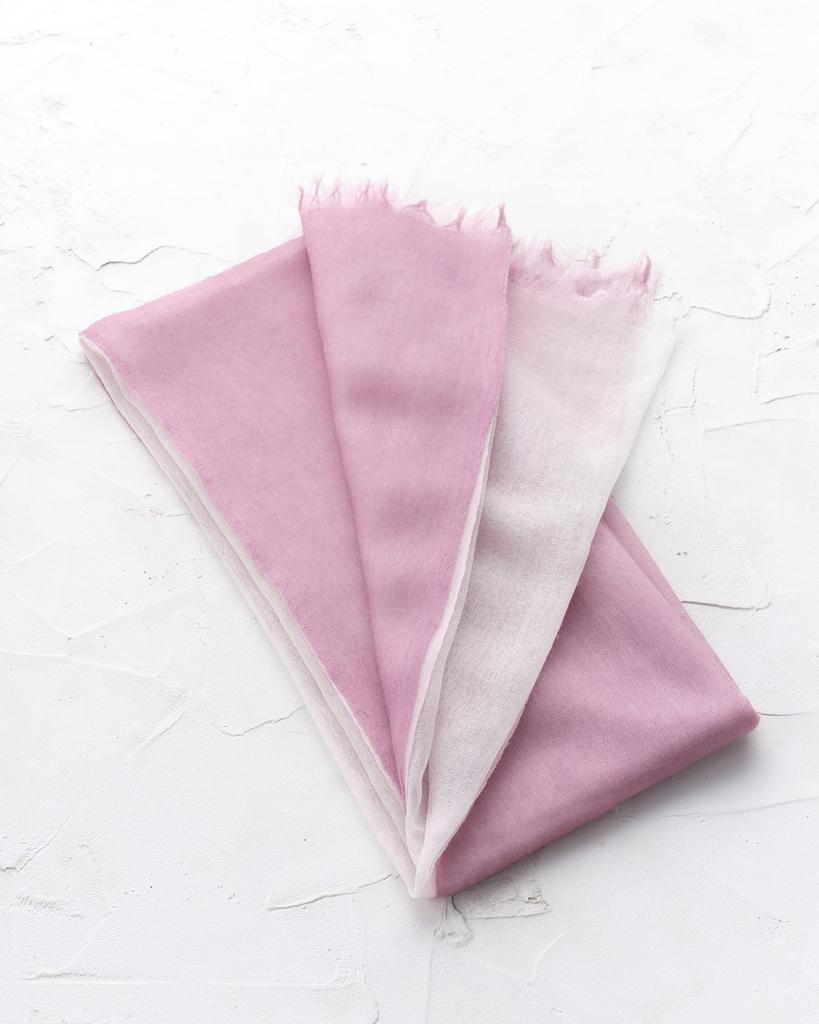 Airy Cashmere Gradient 150cm X 30g [CEREALS] 100% Stole, Lightweight, 70cm, Approx. (Purple)