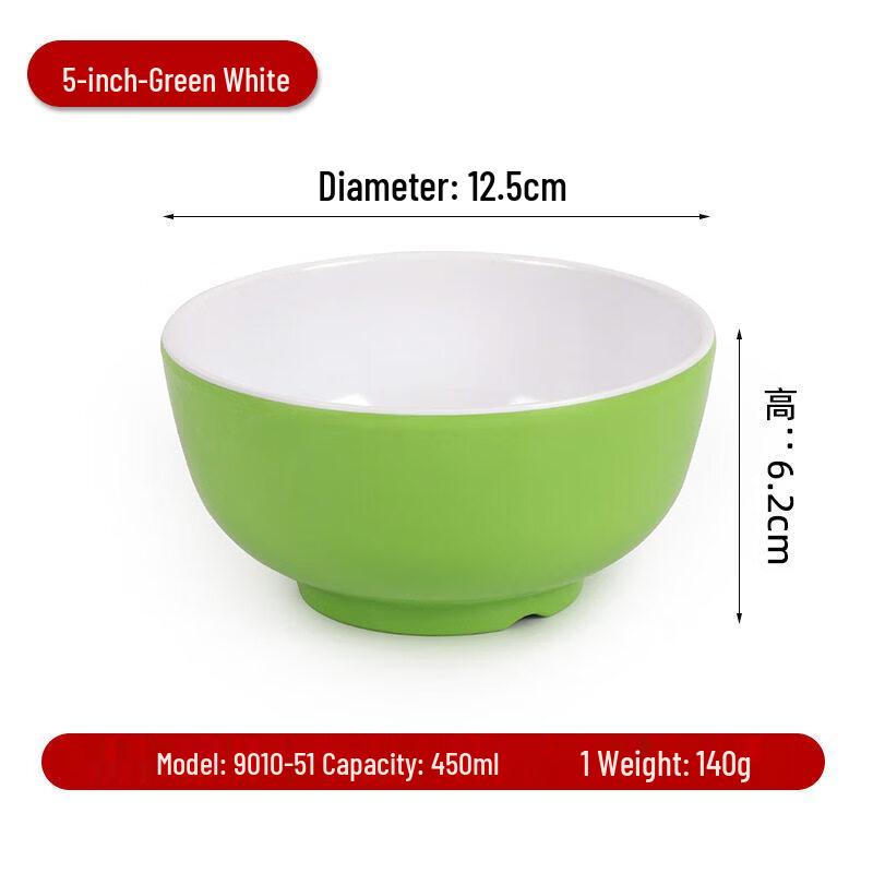 A8 Tempered Melamine Rice and Soup Bowl Set