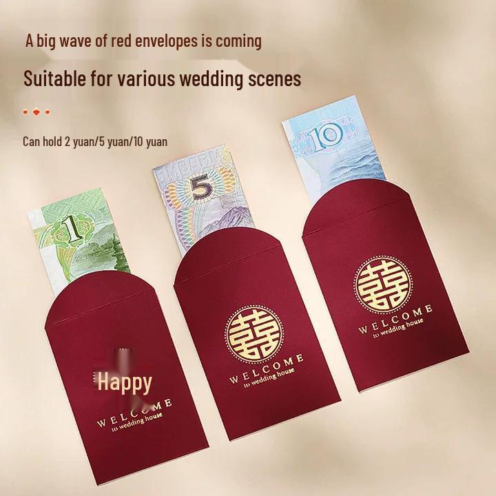 Newcomer Special: Wedding Double Happiness Red Envelope - Bride Pickup Door Décor