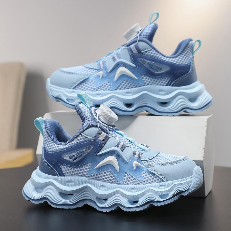 

Girls 2025 spring and summer new mesh breathable single mesh sports dad shoes soft sole children s shoes boys running shoes 39
