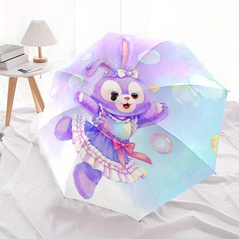 

1pc StellaLou Automatic Folding Umbrella - 3 Folding Design, Vivid Cartoon Pattern, Suitable for Outdoor Activities, A Gift for Fans In All