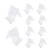 1 Tier Display Shelf Tabletop Acrylic Display Stand Book Exhibition Display Stand POP Advertising Menu Book Display Stand (Set of 10)
