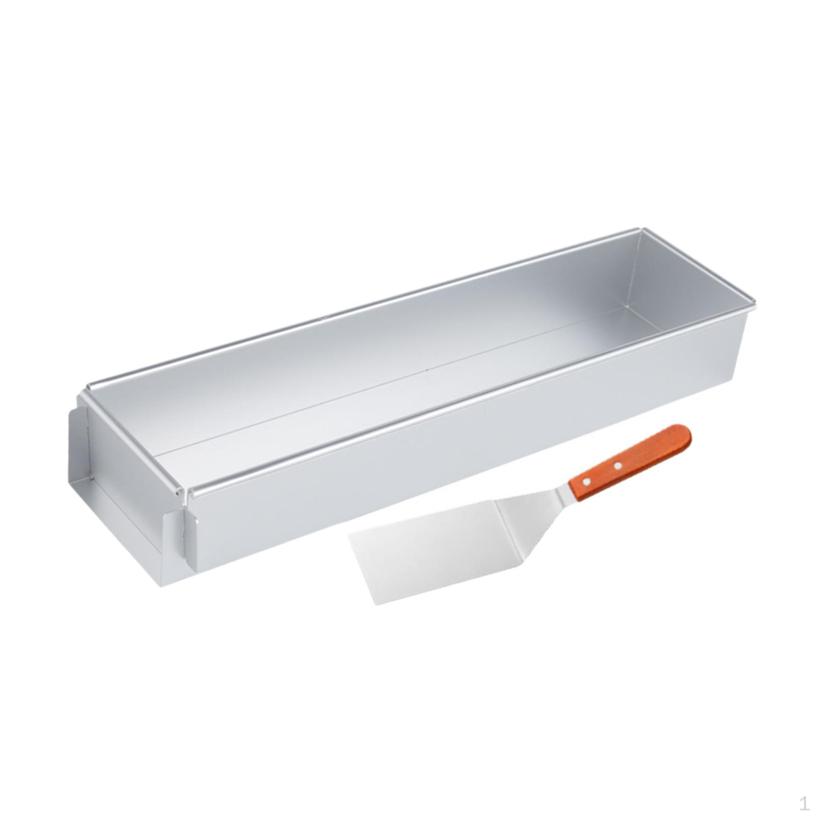 

Сковорода для випікання чізкейку з алюмінієвого сплаву з інструментом для гаджетів Прямокутний торт для кексів з тірамісу для with Slanted mouthed