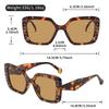 New 2026 Modern Chic Oversized Square Sunglasses with Black Frame, Studded Accents, and Dark Lenses for Bold Trendy Retro