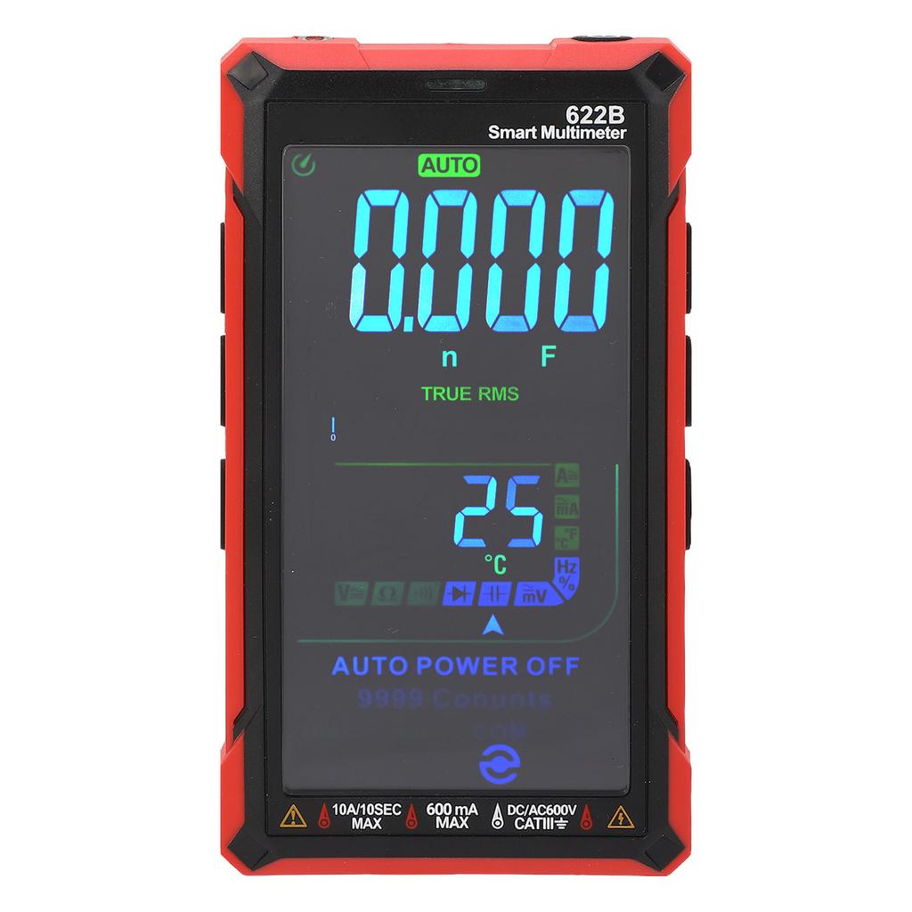 Digital Multimeter Kit Smart Touch Large Screen Rechargeable High Accuracy Fully Automatic Non Burning Tester