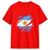 Argentina Flag T Shirts Unisex 100 Cotton Cool Tshirt O Neck Tees Short Sleeve Clothes Printed