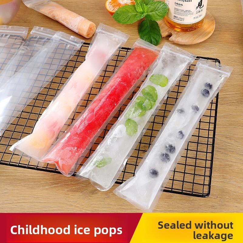 50 Pcs Homemade Disposable Thickened Mould Food-Grade Self-Sealing Ice Bags