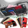 Car Sunshade Storage Clip. Multi Functional Car ID Card and Bill Storage Bag. Glasses and Mobile Phone Storage Hanging Bag