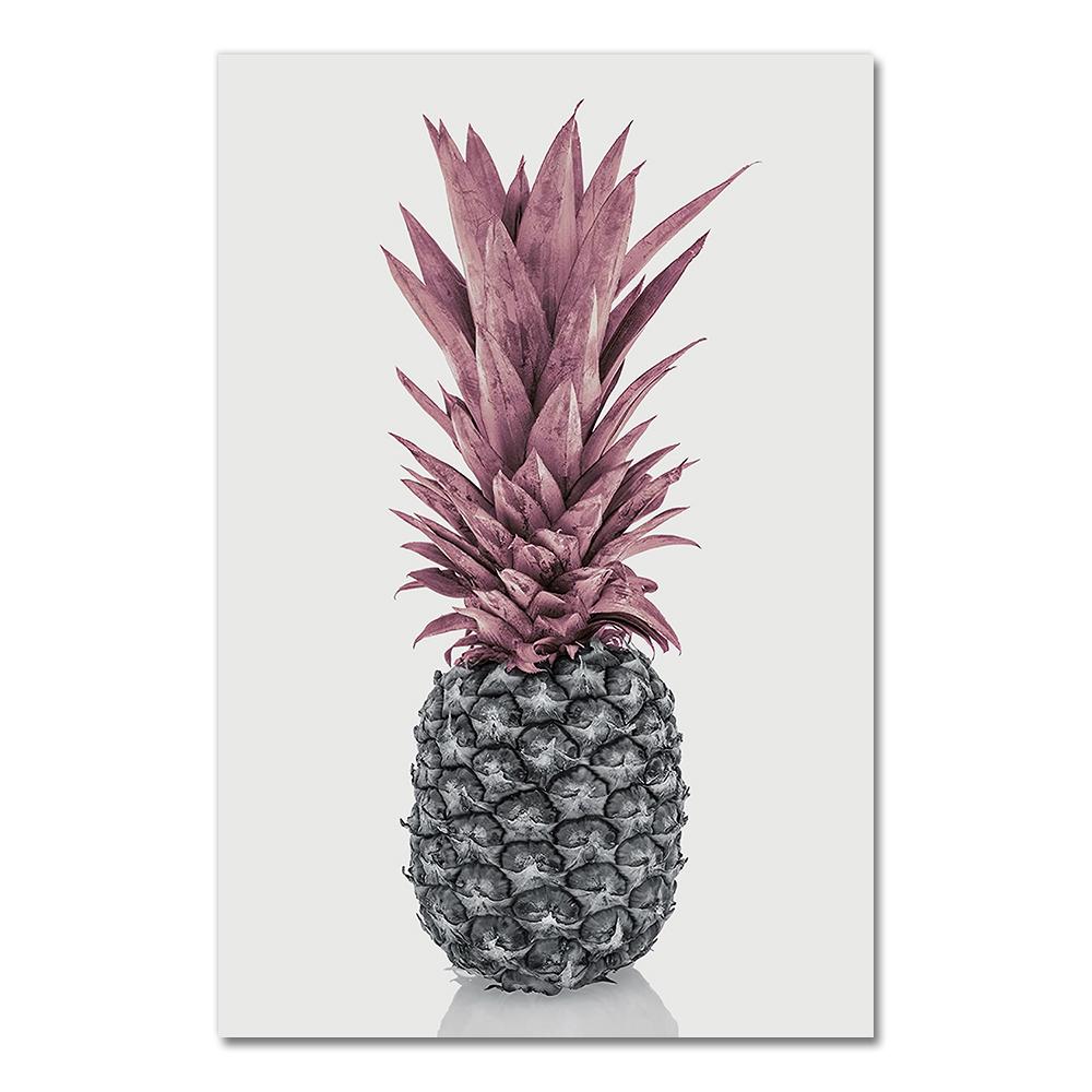 Nordic Pink Pineapple Painting Wall Pictures Home Decoration Posters And Prints Cactus Pot Plant Art Canvas Paintings No Frame