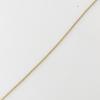 Nina Ricci NR Logo Necklace Plated Gold/Rhinestone 5.2g Women Used