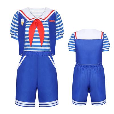 Stranger Things cosplay námořnický oblek muži a ženy stejného stylu dospělí děti populární film a televize stejného stylu