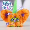 Hasbro Furby Furblets Mini Pumpkin Over 45 Furby Powered Plush Ages Authentic Bukin' Friend, Sounds, Language, Play, Toy, 6+, G1435,