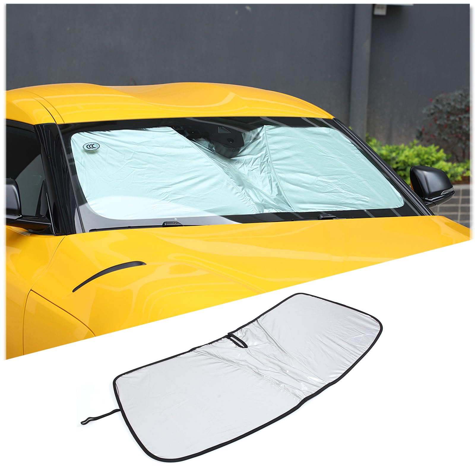 

Compatible with Toyota Supra Car Front Blackout Magical Windshield UV Compact Interior Car Design Wire (2019-present), Sunshade, Sunshade, Shade,