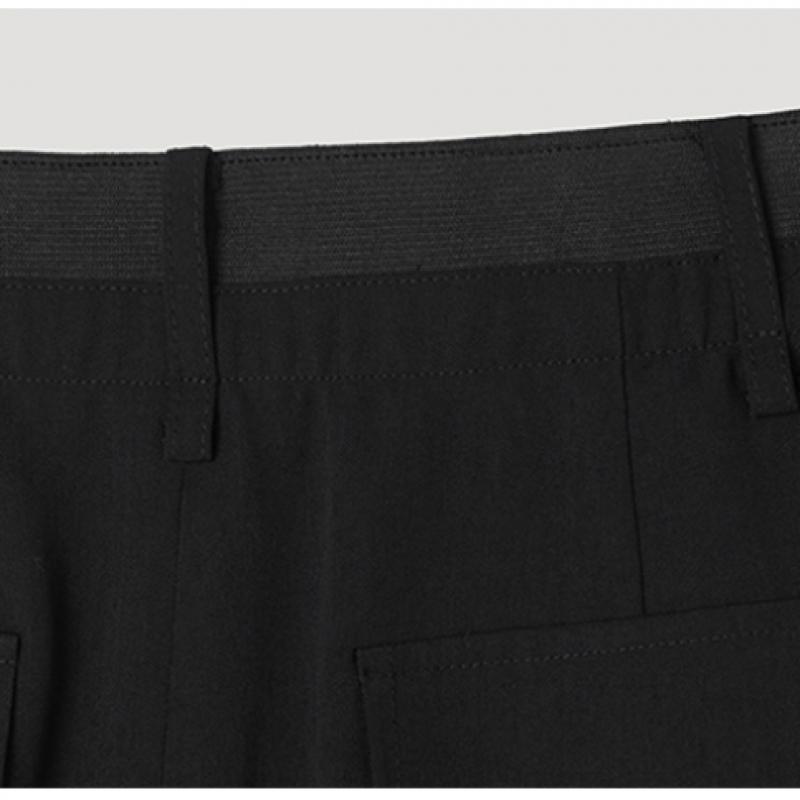 She S miSS White Flap Pocket Pleated Wide pantS SwwSlp22160 Bk