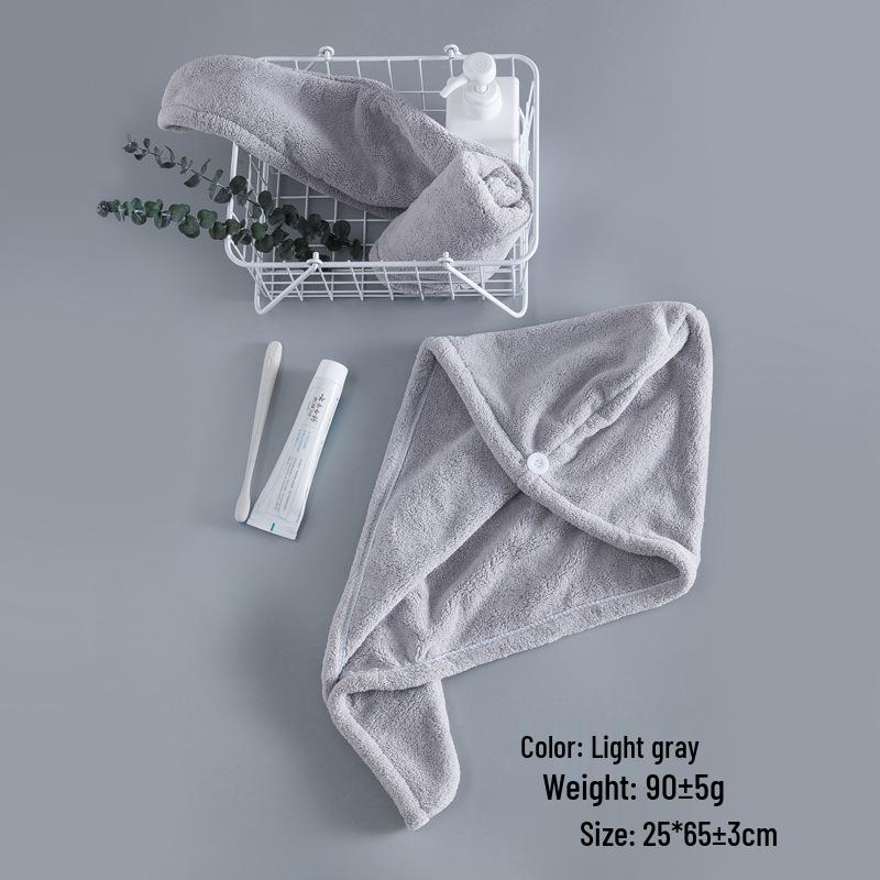 Women's Quick-Dry Coral Fleece Hair Wrap Towel