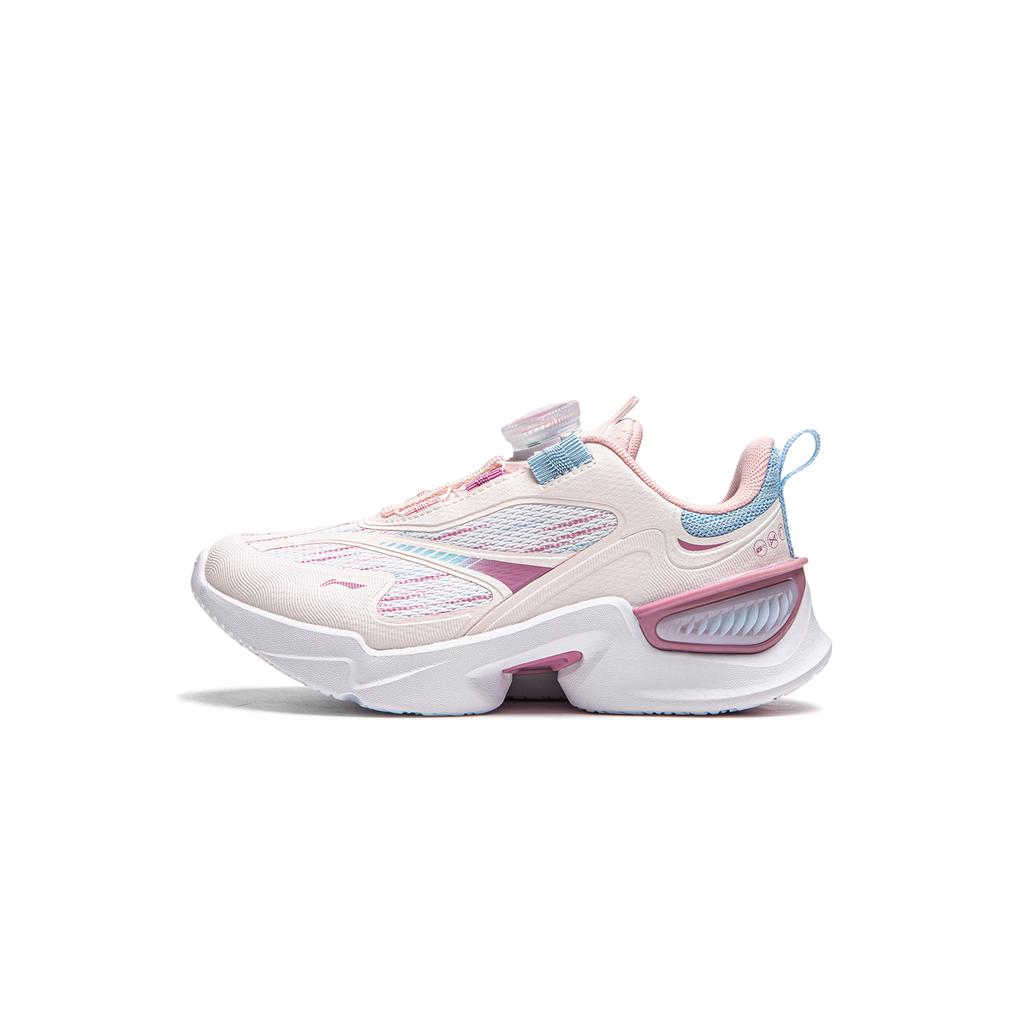 Li Ning Kids Comfortable Versatile Low-Top Casual Shoes Kids sneaker Pink YKNU068-4