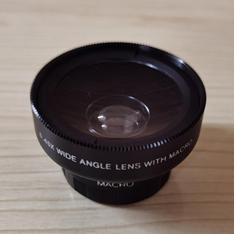 2In1 Fisheye Phone Lens 0.45X Wide Angle Zoom Fish Eye Macro Lenses Camera Kits
