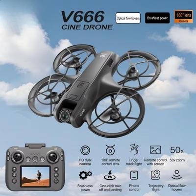 Neue MIni V666 Drohne 8K Professionell WIFI 5G Dron Hindernisvermeidung Bürstenlos Höhenhaltung Headless-Modus RC Quadcopter Spielzeug 2025