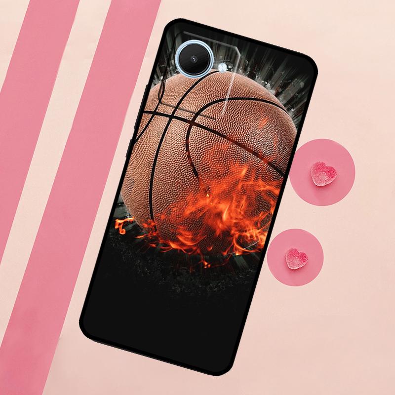 Basketball On Fire For Realme 15 10 11 12 13 14 Pro Plus C65 C67 C75 C63 C61 C55 C51 C53 C35 GT6 GT7 Pro Case
