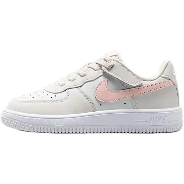 New Nike Anti Slip Wear Resistant Low Top Kids' Skateboarding Shoes White Pink Children Aged 3 7 Years Old FN0237-006