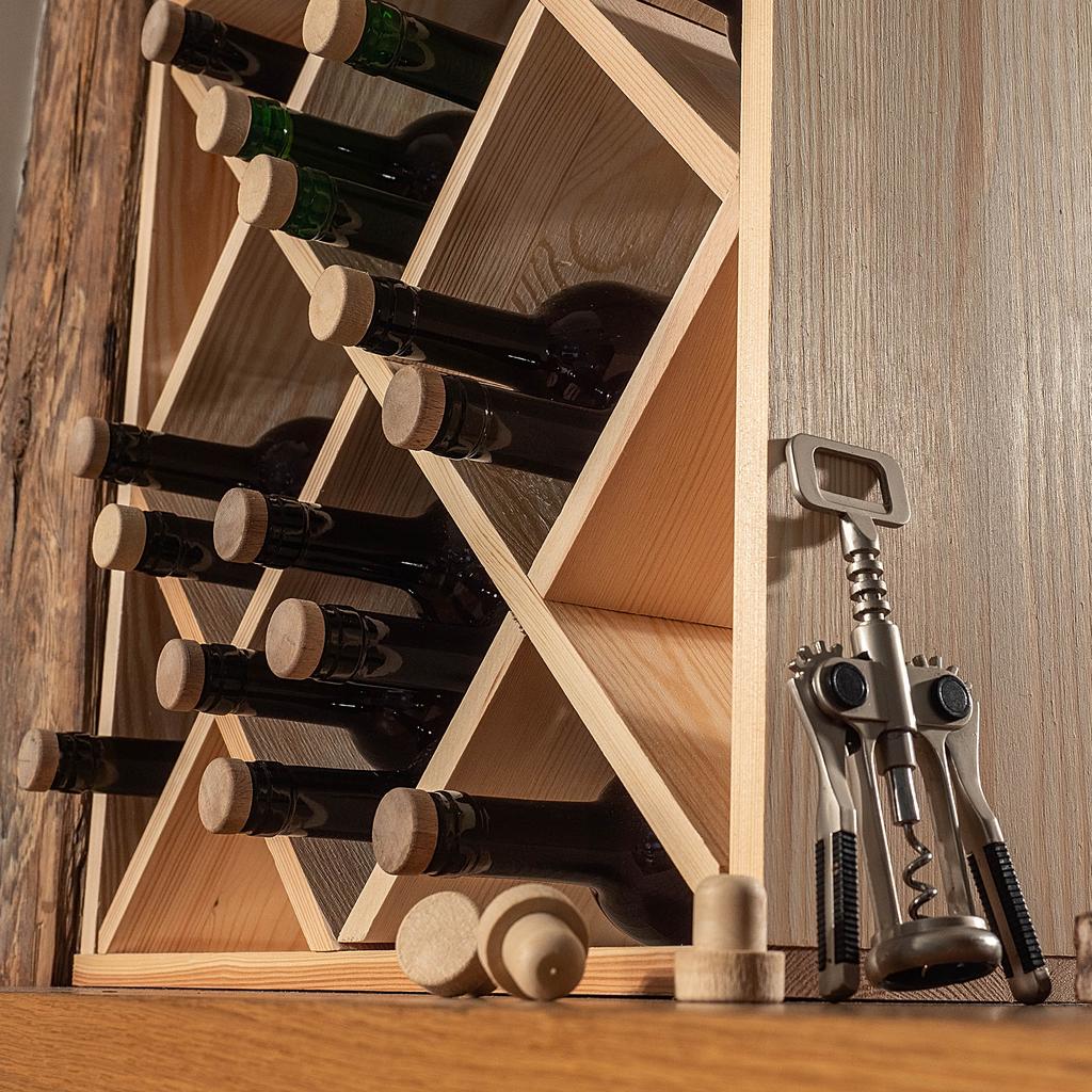 KADAX Weinregal Gitter Holz