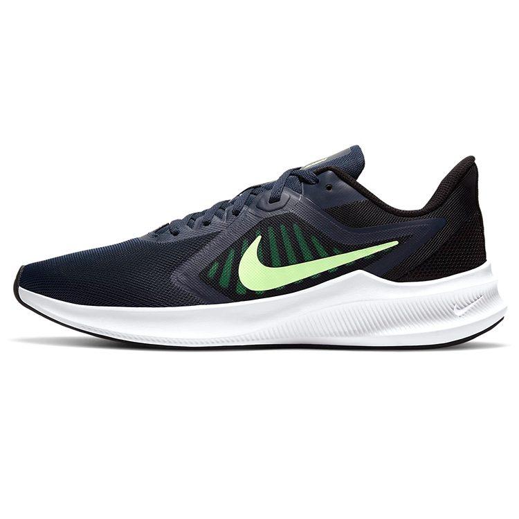 Nike Downshifter 10 `Black White Green`