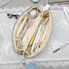 Polka Dot Print Pencil Case Shell Shape Pen Bag INS Stationery Storage Bag  Home Travel
