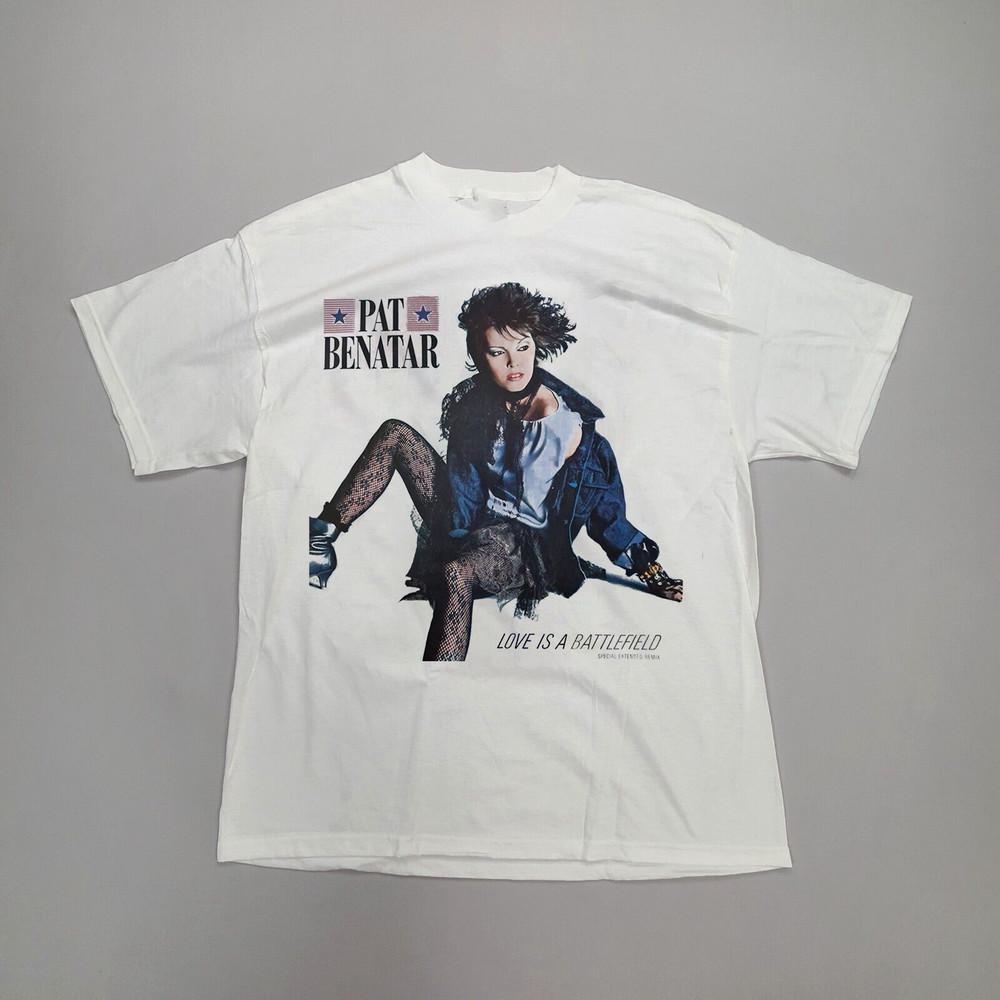 

Pat Benatar Love is a Battlefield Cotton Men Women S-5XL T-Shirt Unisex T-Shirt XL