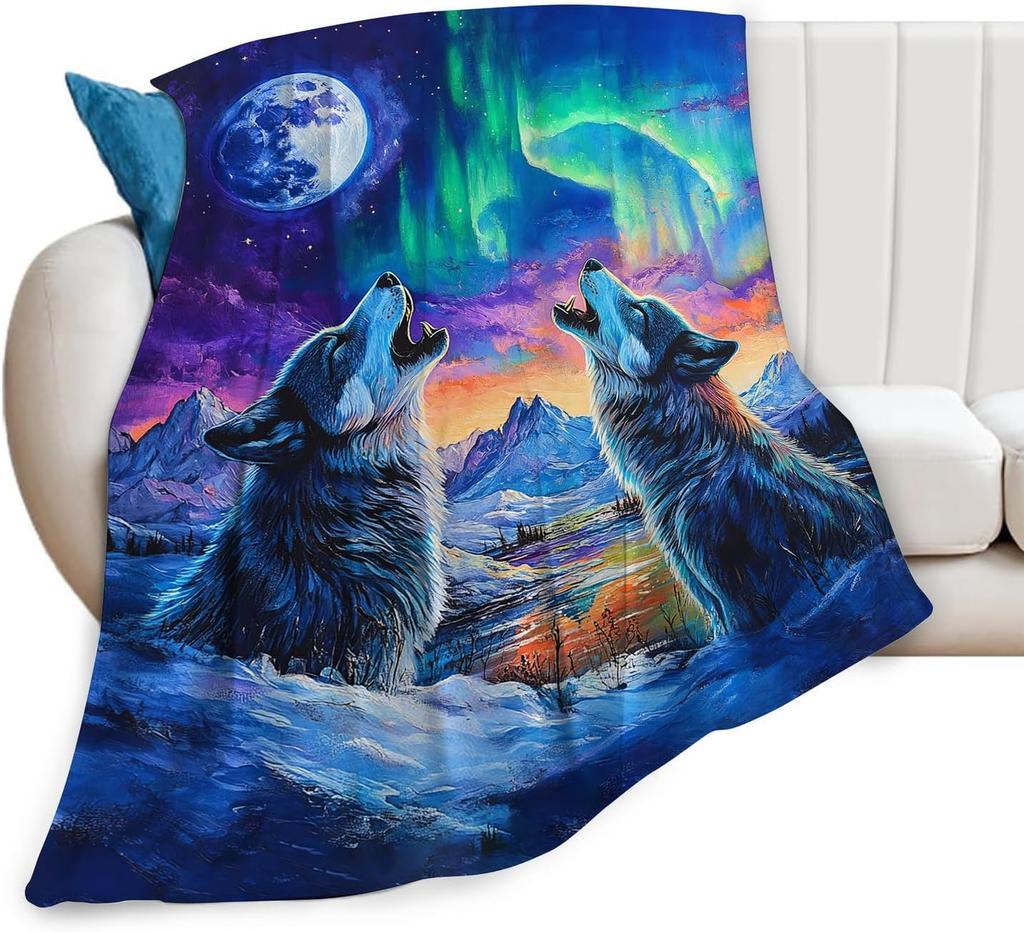 Japanische Überwurfdecke Splash Rot Kirschblüte Geschenke für Mädchen Frauen Männer Jungen Gemütliche Flanell-Fleece Fuzzy Landschaftsdecken