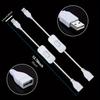 2pcs Male To Female USB Cable with On/Off Switch, USB Extension Inline Rocker Switch for LED Desk Lamp, LED Strip, Light Switch