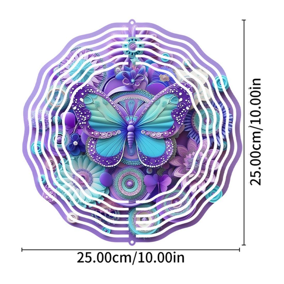 

Metal Wind Chime, Spring/Summer Outdoor Garden Decor with 360° Rotating Hook, Dynamic Movement, Ideal Gift for Family and Friends, No Battery Required