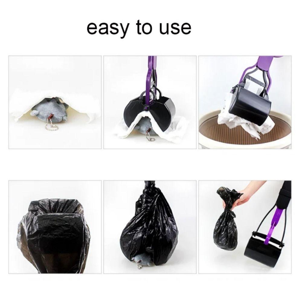 Large Capacity Pet Poop Scooper Comfortable Handle Dog Feces Collector Dog Pee Pad Holder  Outdoor