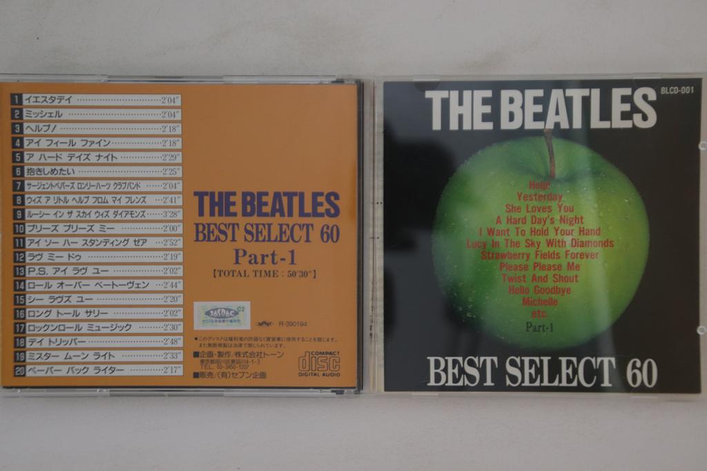 CD BEATLES - Best Select 60 Part-1 BLCD001 TONE Japan Rock Used