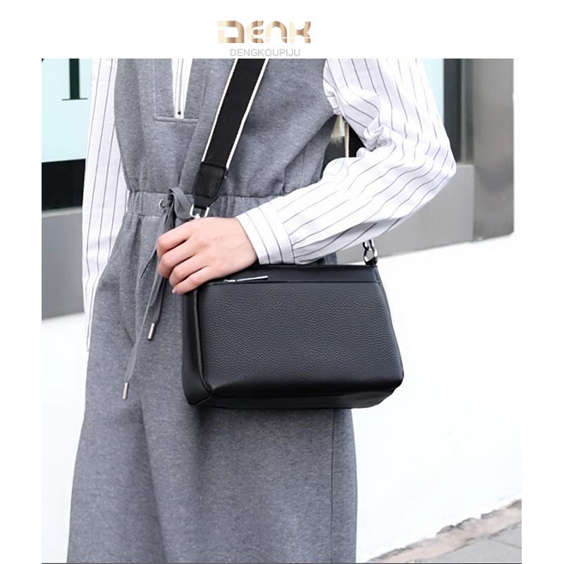 Genuine Leather Women's Bag Underarm Bag Fashionable and Simple Single-shoulder Crossbody Bag Cowhide Small Bag