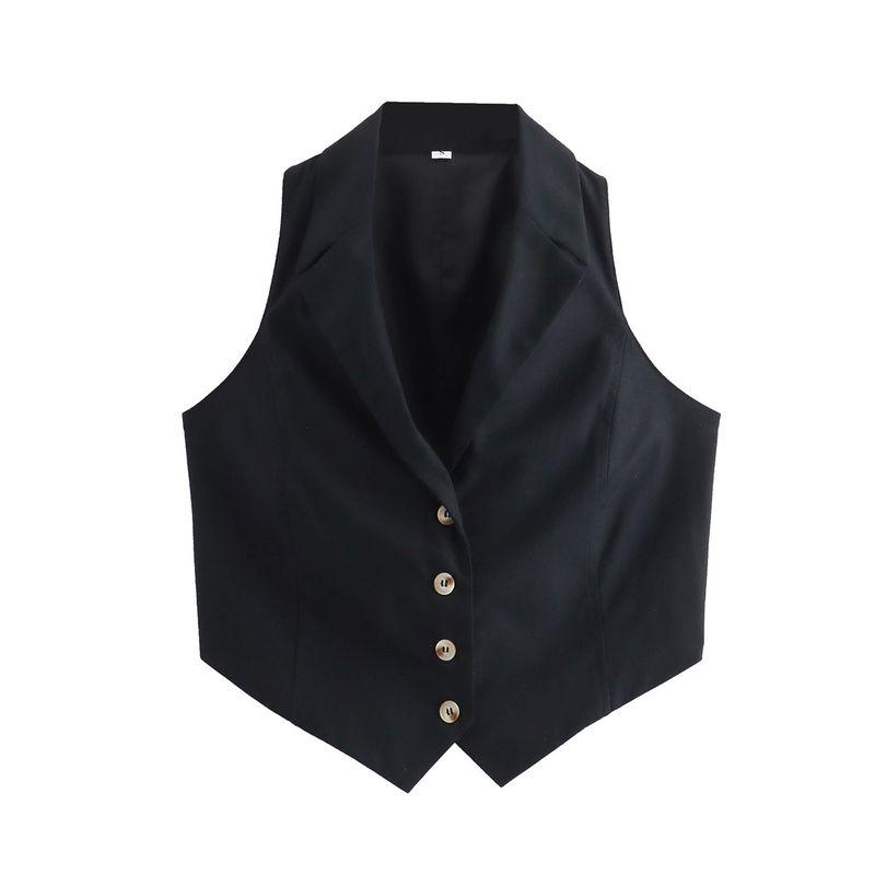 Kaslead New Arrival Women's Clothing Fashion Style Fashion Casual Easiest for Match Minimalist 6 Color Knot Vest Vest Tops