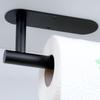Wall-Mounted Self-Adhesive Paper Towel Holder, Screw-On Kitchen Hanger